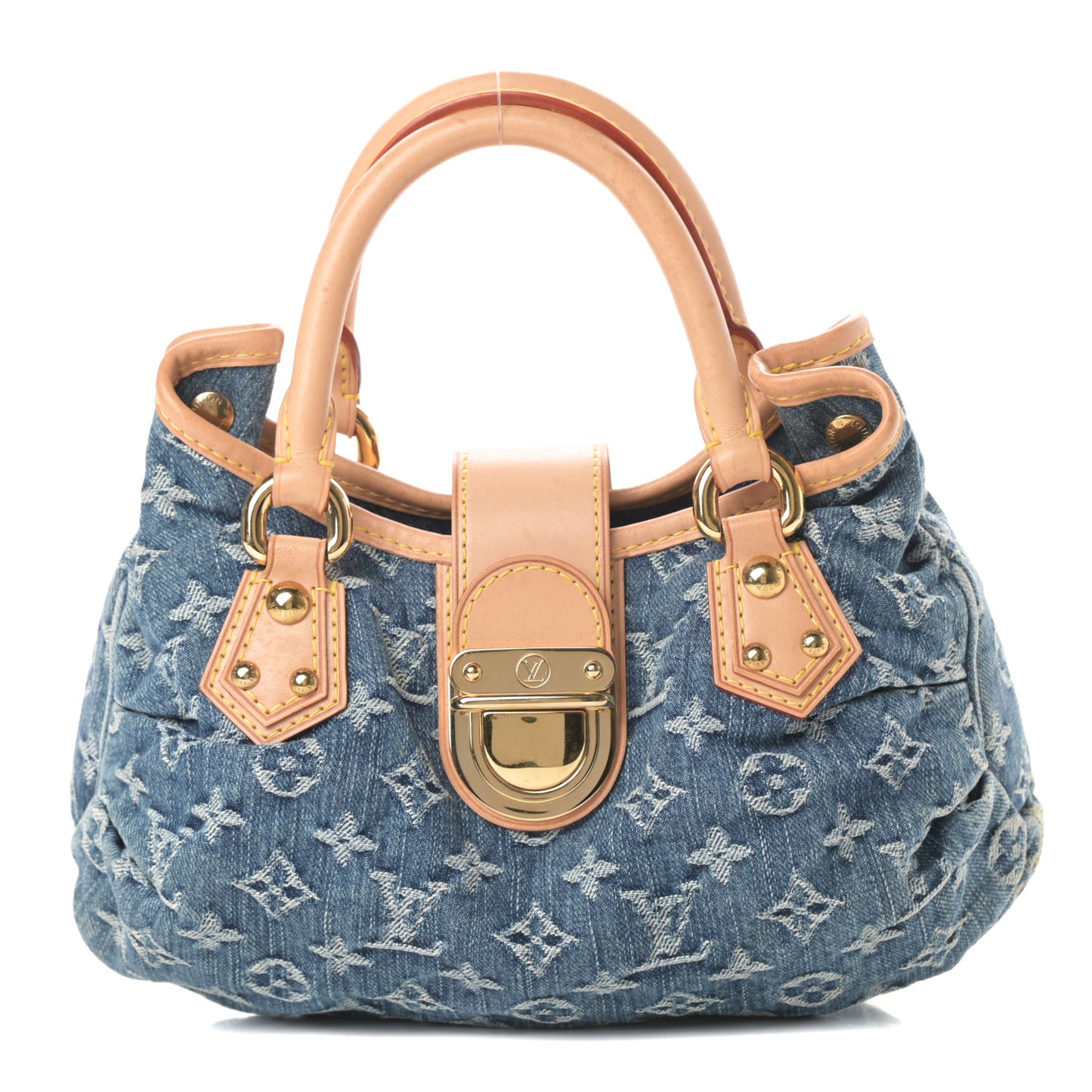 Monogram Denim Pleaty Blue