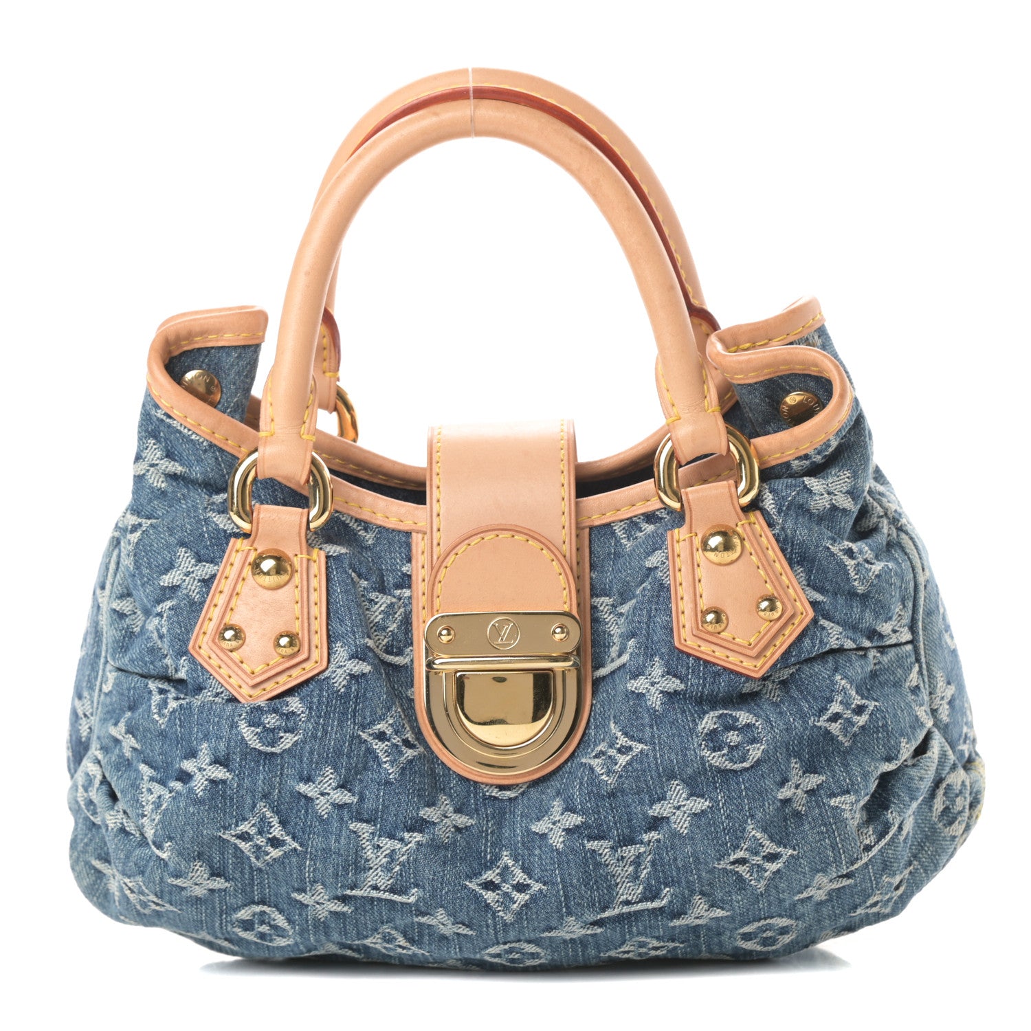 Louis Vuitton Monogram Denim Pleaty Blue 1 of 12