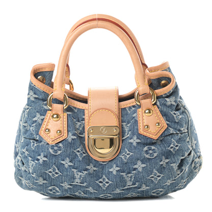 Louis Vuitton Monogram Denim Pleaty Blue 1 of 12