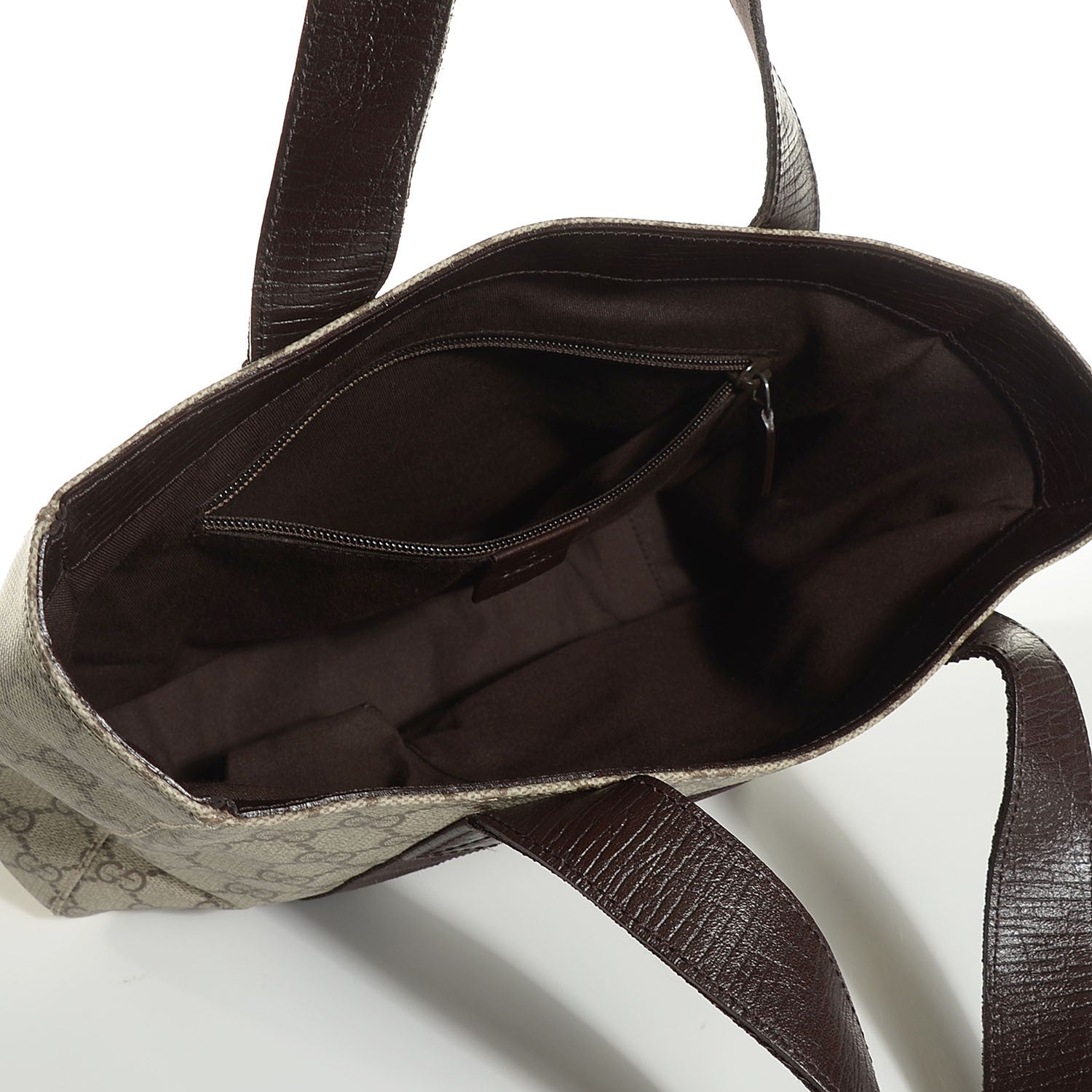 Gucci GG Plus Small Monogram Tote Dark Brown 5 of 7