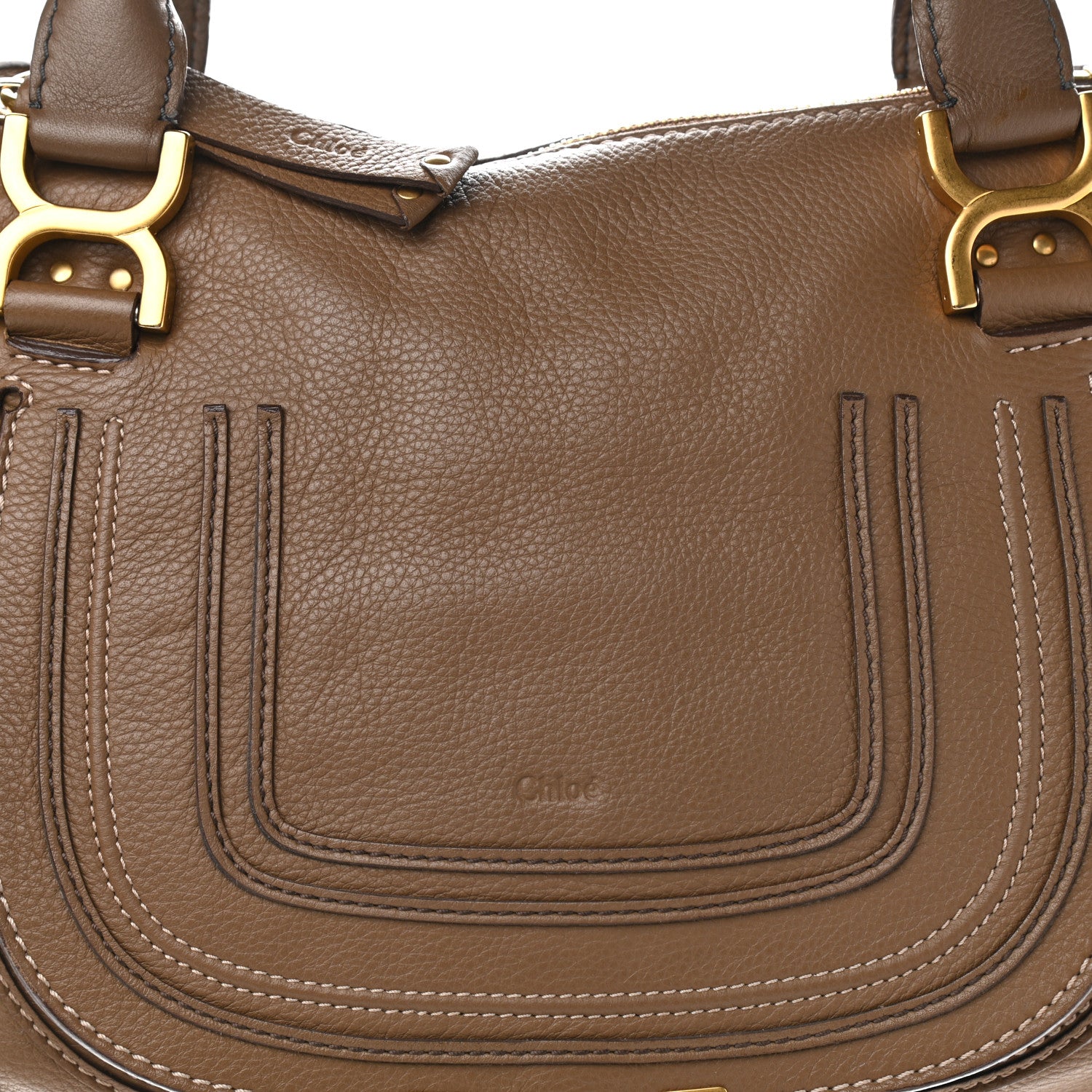 Chloe Calfskin Medium Marcie Satchel Nut 7 of 11