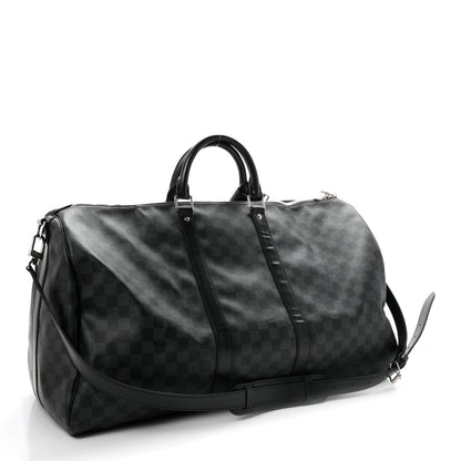 Louis Vuitton Damier Graphite Keepall Bandouliere 55 2 of 9