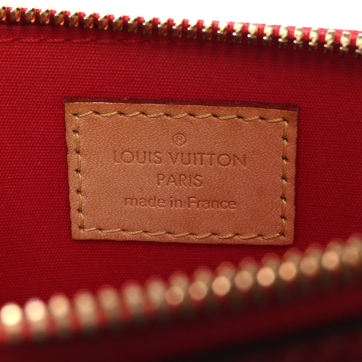 Louis Vuitton Vernis Alma BB Cherry 6 of 11