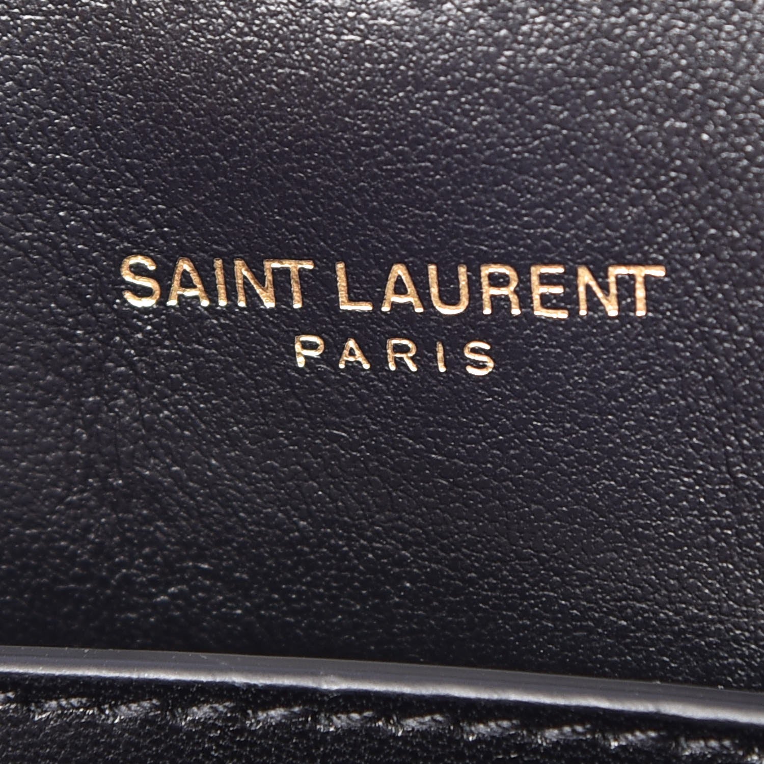 Saint Laurent Calfskin Y Quilted Monogram Small Loulou Chain Satchel Black 7 of 8