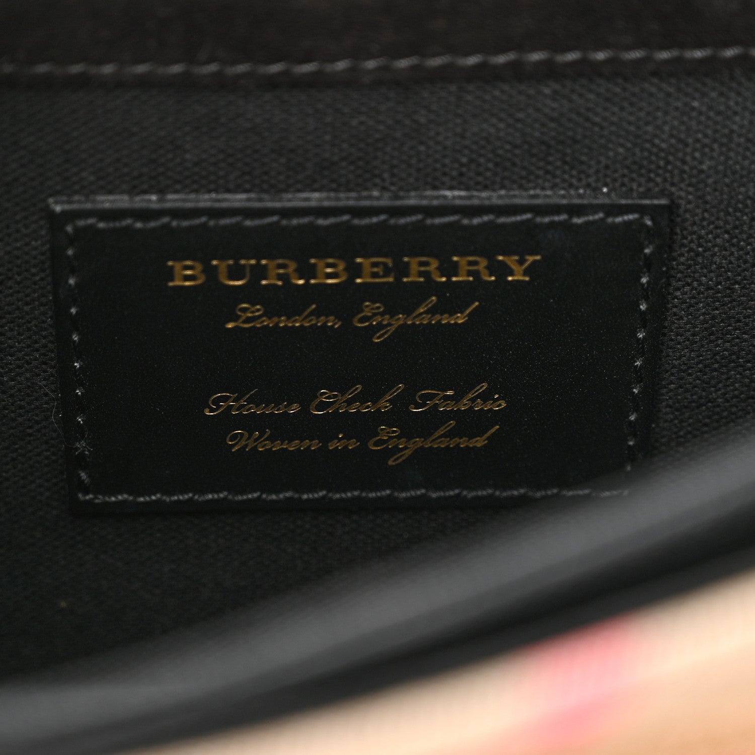 Burberry Derby Calfskin House Check Small Macken Crossbody Bag Ink Blue 6 of 11