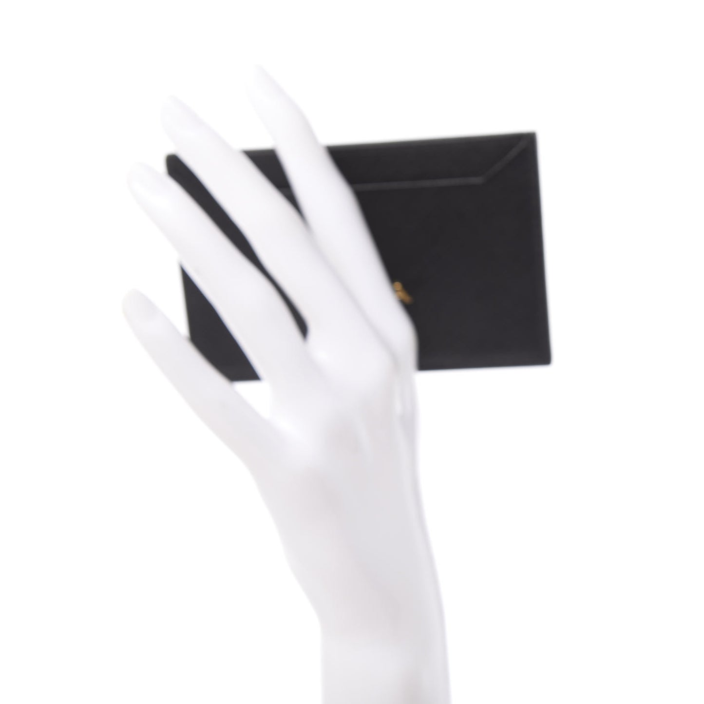 Saffiano Metal Card Case Black