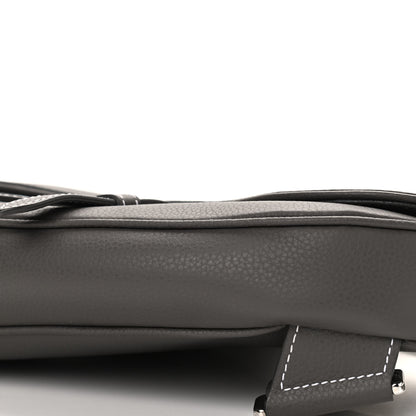 Christian Dior Grained Calfskin Kim Jones Saddle Bag Grey 8 of 8