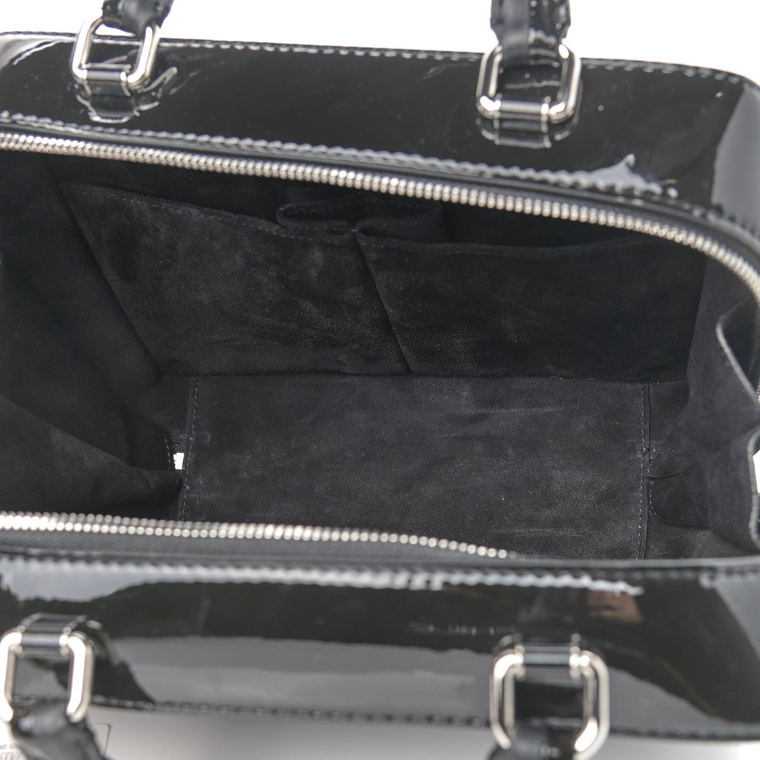 Chanel Patent Quilted Travel Kit Vanity Case Black 5 of 9