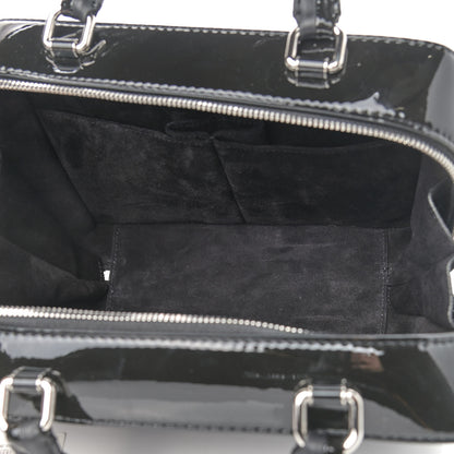 Chanel Patent Quilted Travel Kit Vanity Case Black 5 of 9