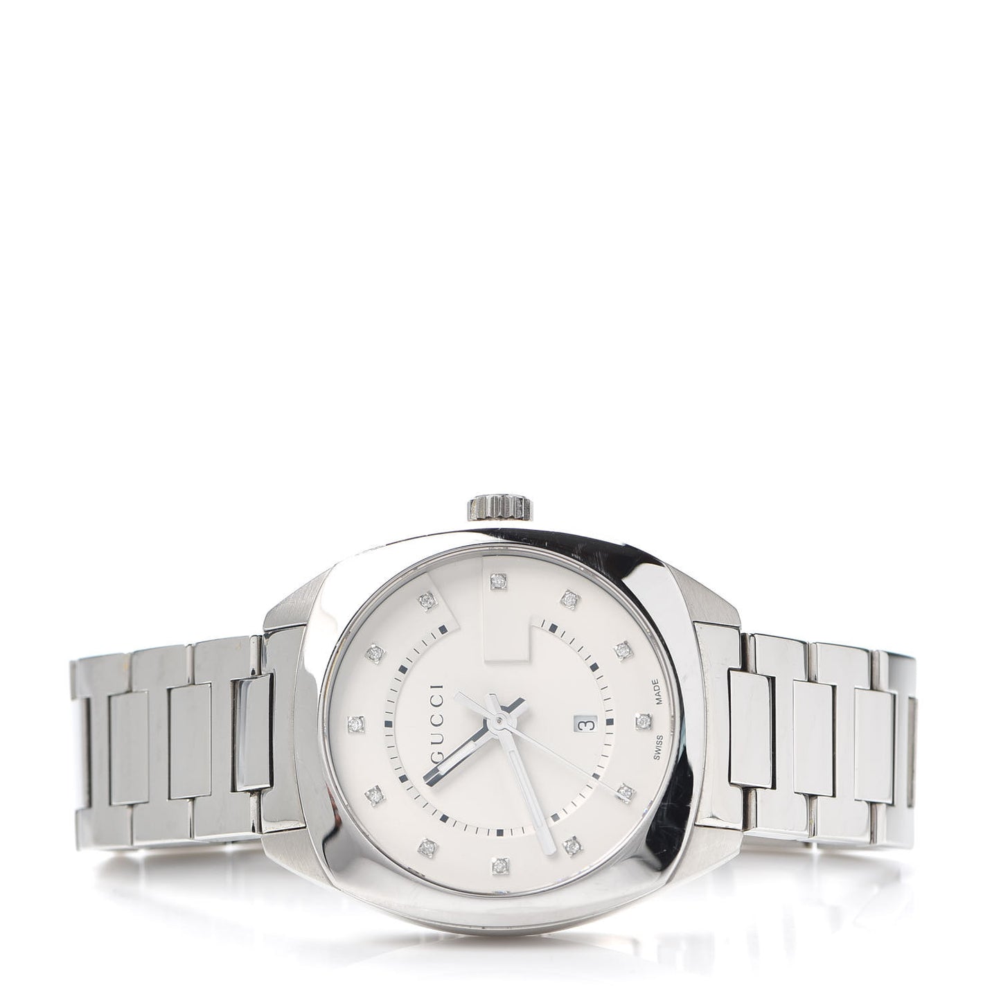 Stainless Steel Diamond 37mm G-Timeless Quartz Watch White