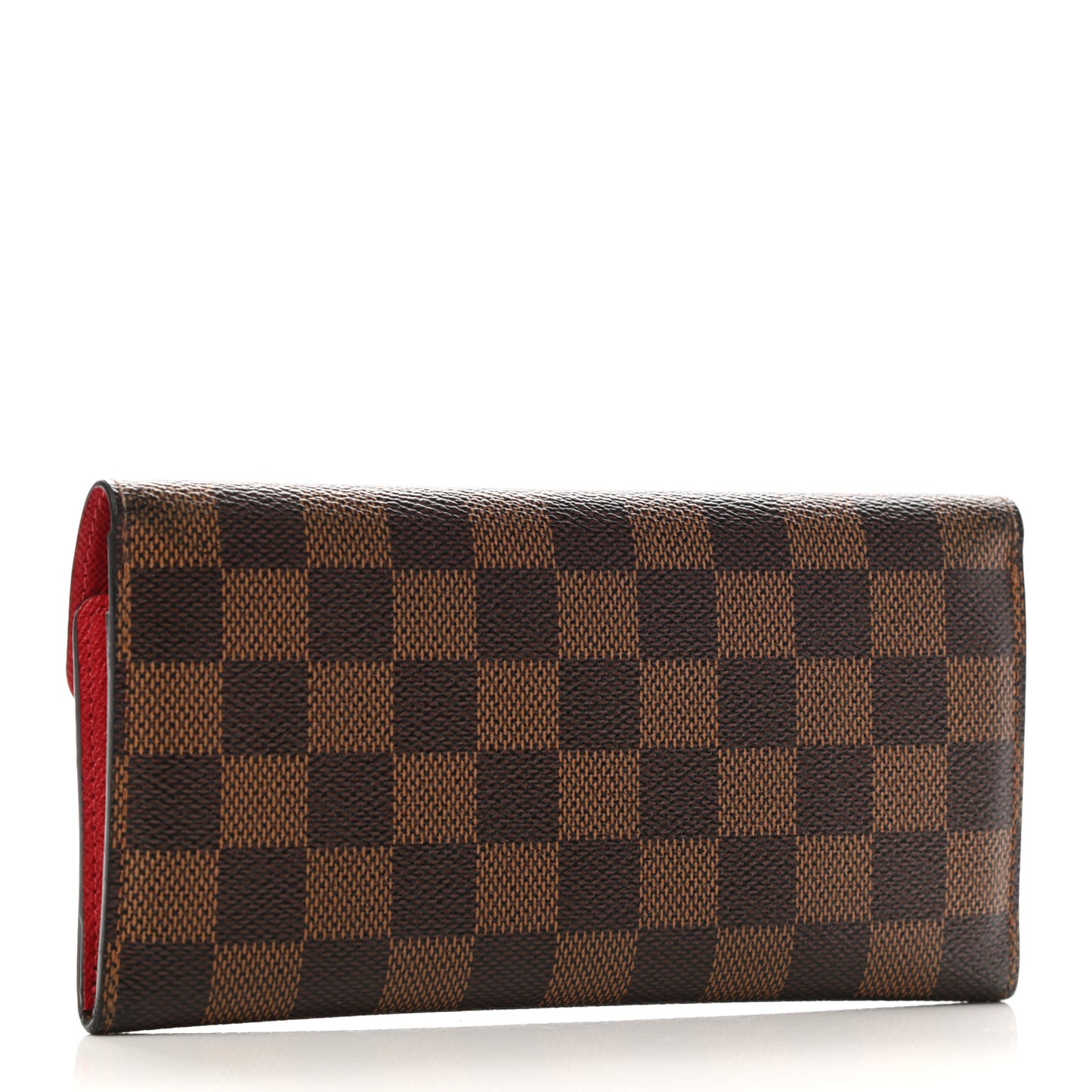 Damier Ebene Josephine Wallet Red