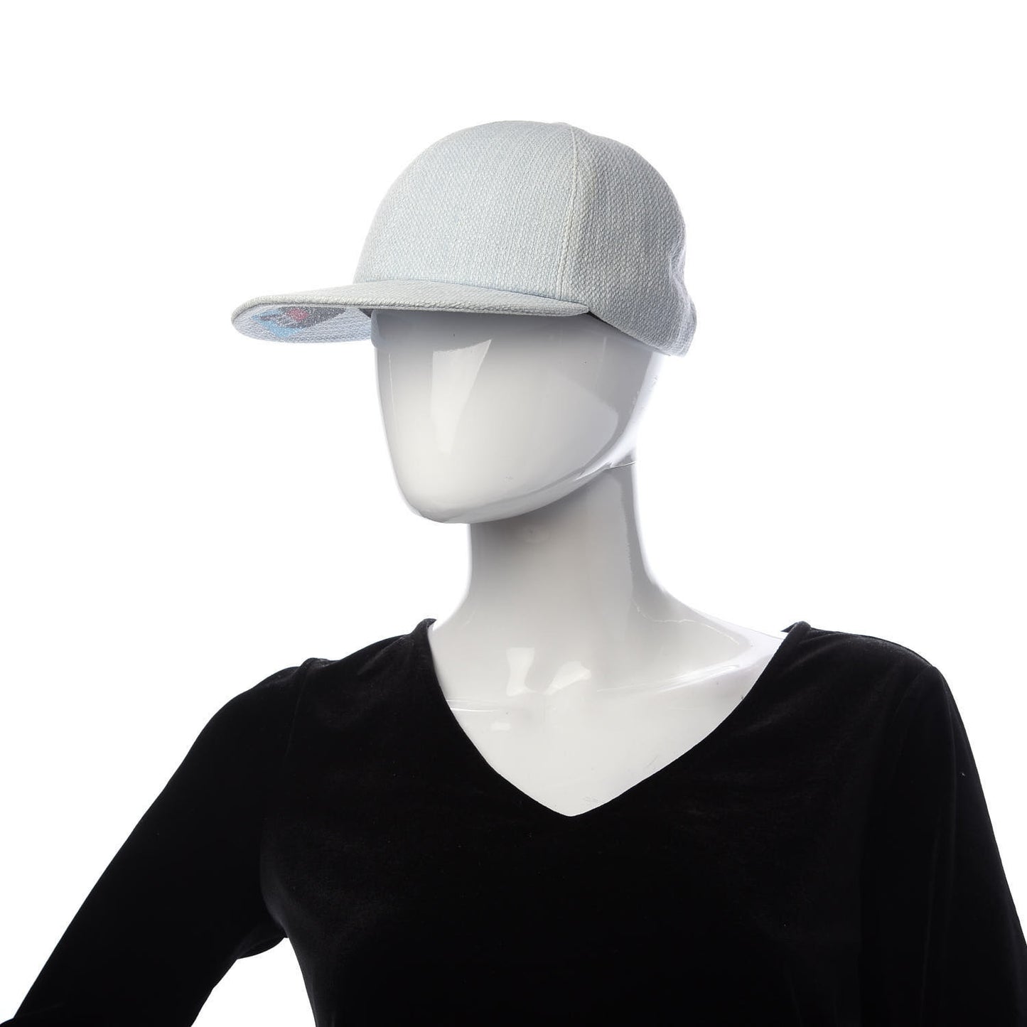 Cotton Strass Cap Hat Sky Blue