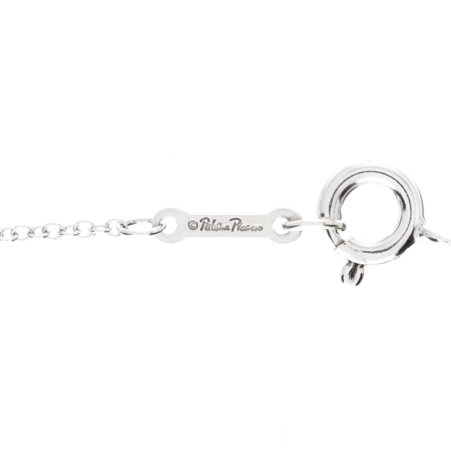 Tiffany Sterling Silver Paloma Picasso Graffiti Love Pendant Necklace 5 of 5