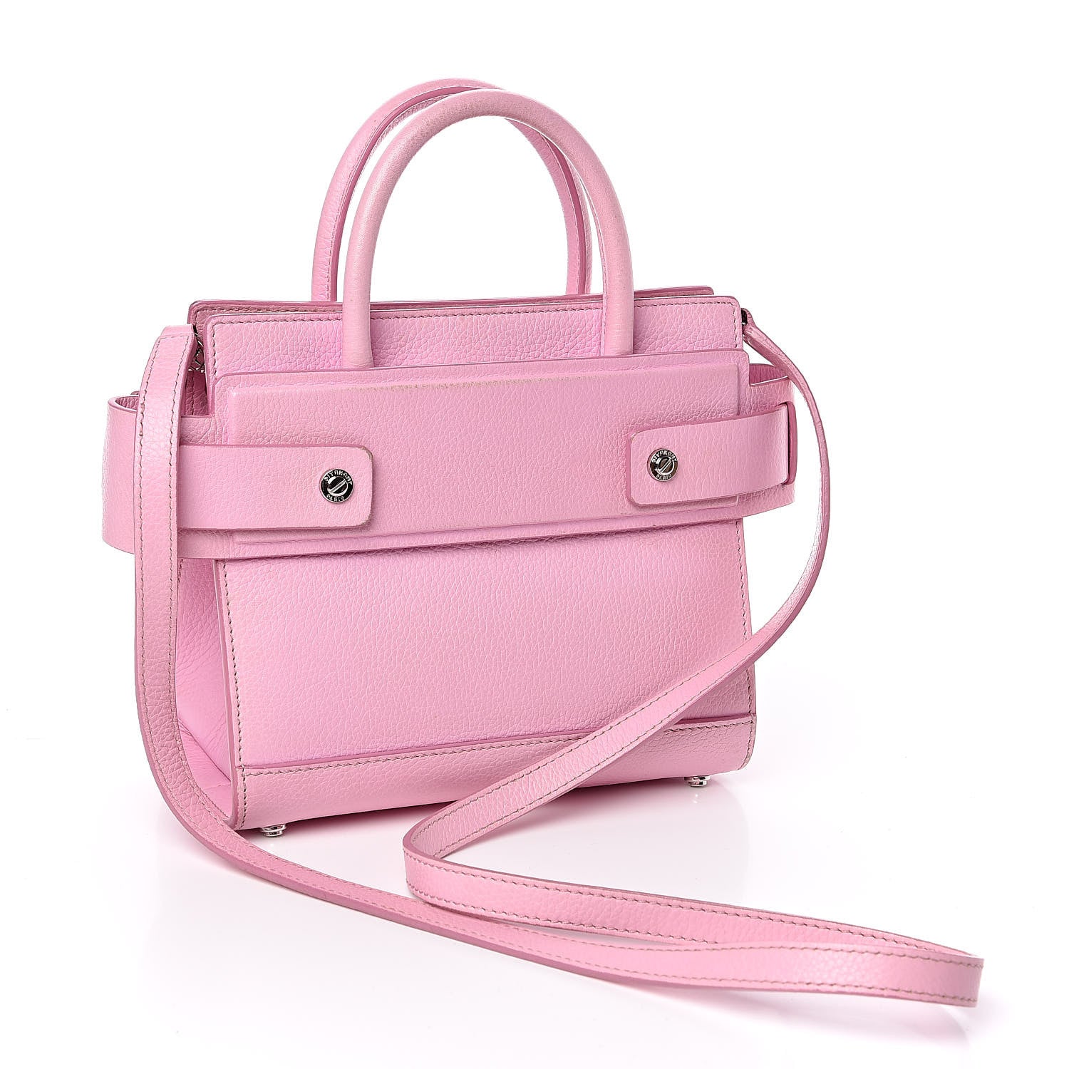 Givenchy Grained Calfskin Mini Horizon Satchel Bright Pink 3 of 11