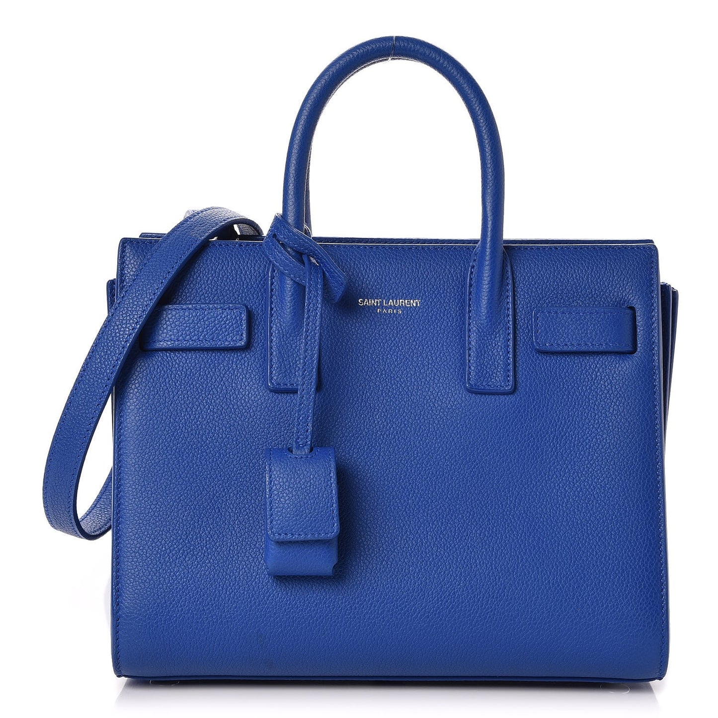 Calfskin Nano Sac De Jour Royal Blue