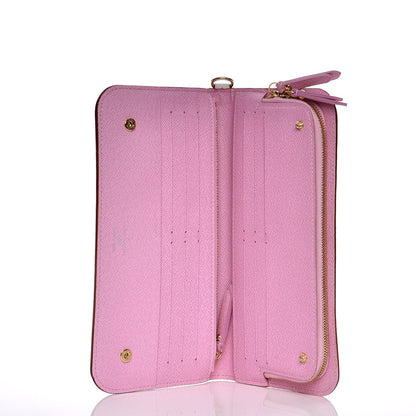 Louis Vuitton Monogram Multicolor Insolite Wallet White Litchi 5 of 6