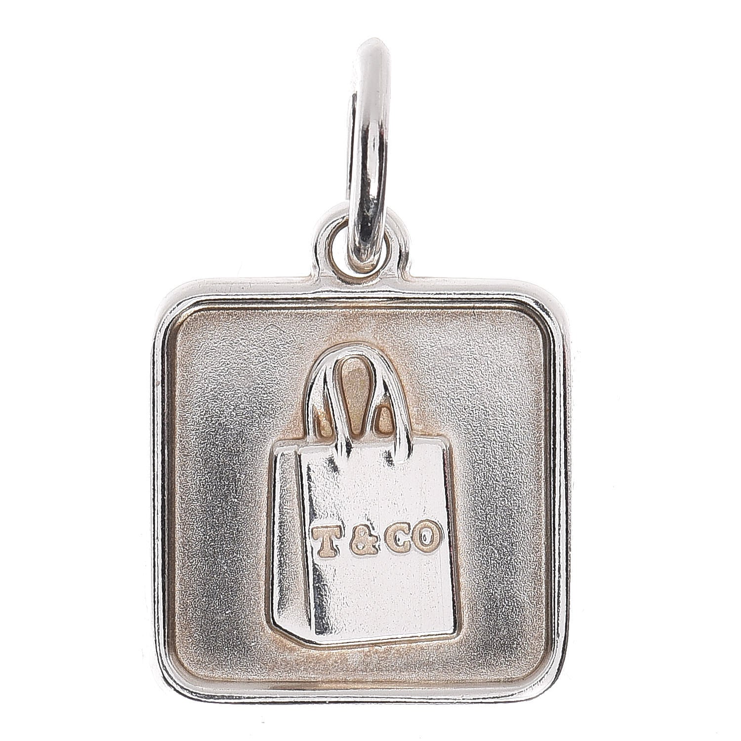 Tiffany Sterling Silver Lexicon Bag Charm 1 of 3