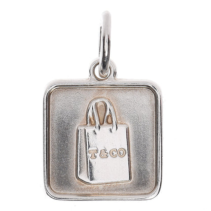 Tiffany Sterling Silver Lexicon Bag Charm 1 of 3