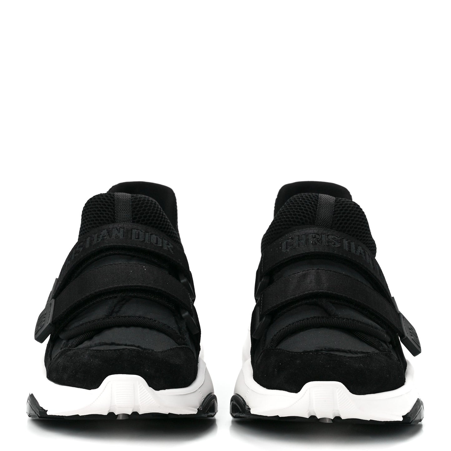 Technical Fabric Nylon Camouflage Womens D-Wander Sneakers 37 Black