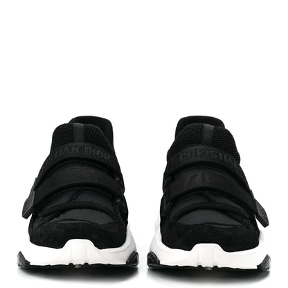 Christian Dior Technical Fabric Nylon Camouflage Womens D-Wander Sneakers 37 Black 2 of 8