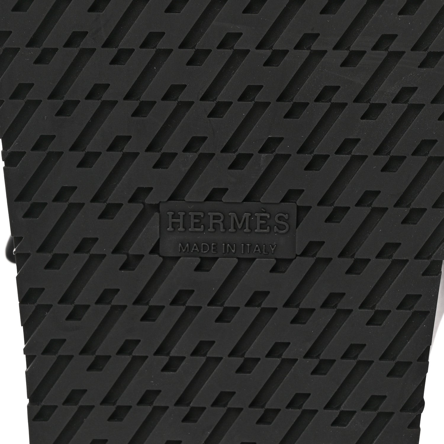 Hermes Calfskin Womens Chypre Sandals 36.5 Black 6 of 11