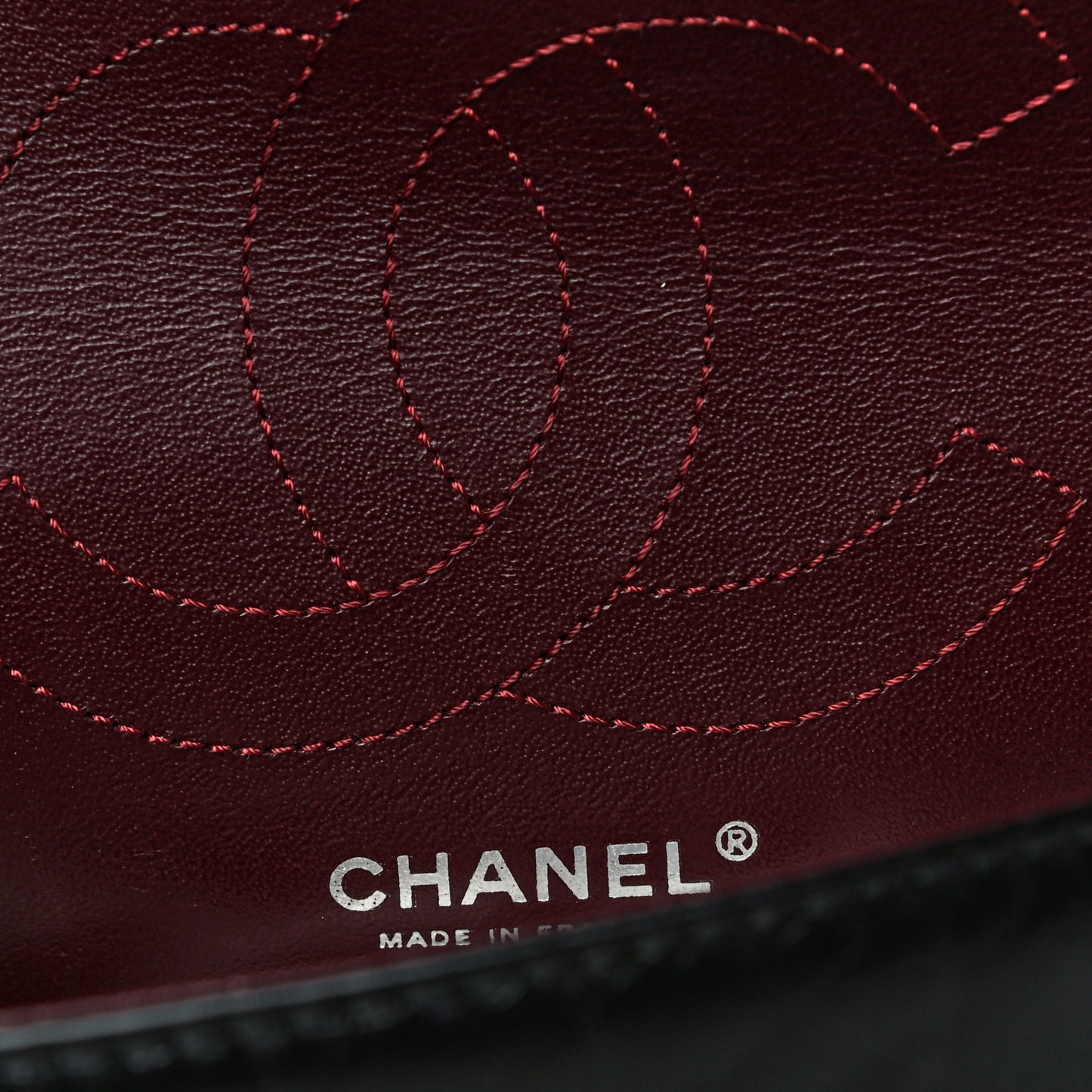 Aged Calfskin Quilted 2.55 Reissue 225 Flap Black
