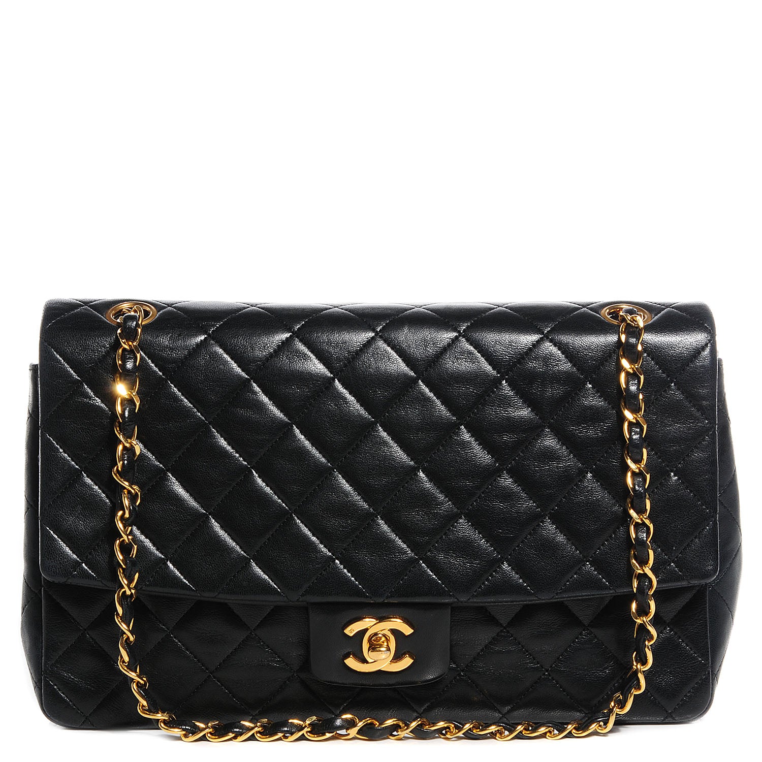 Chanel Lambskin Medium Single Flap Black 1 of 11