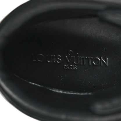 Louis Vuitton Monogram Eclipse Mens Passenger High Top Sneaker Boots 8 Black 7 of 11