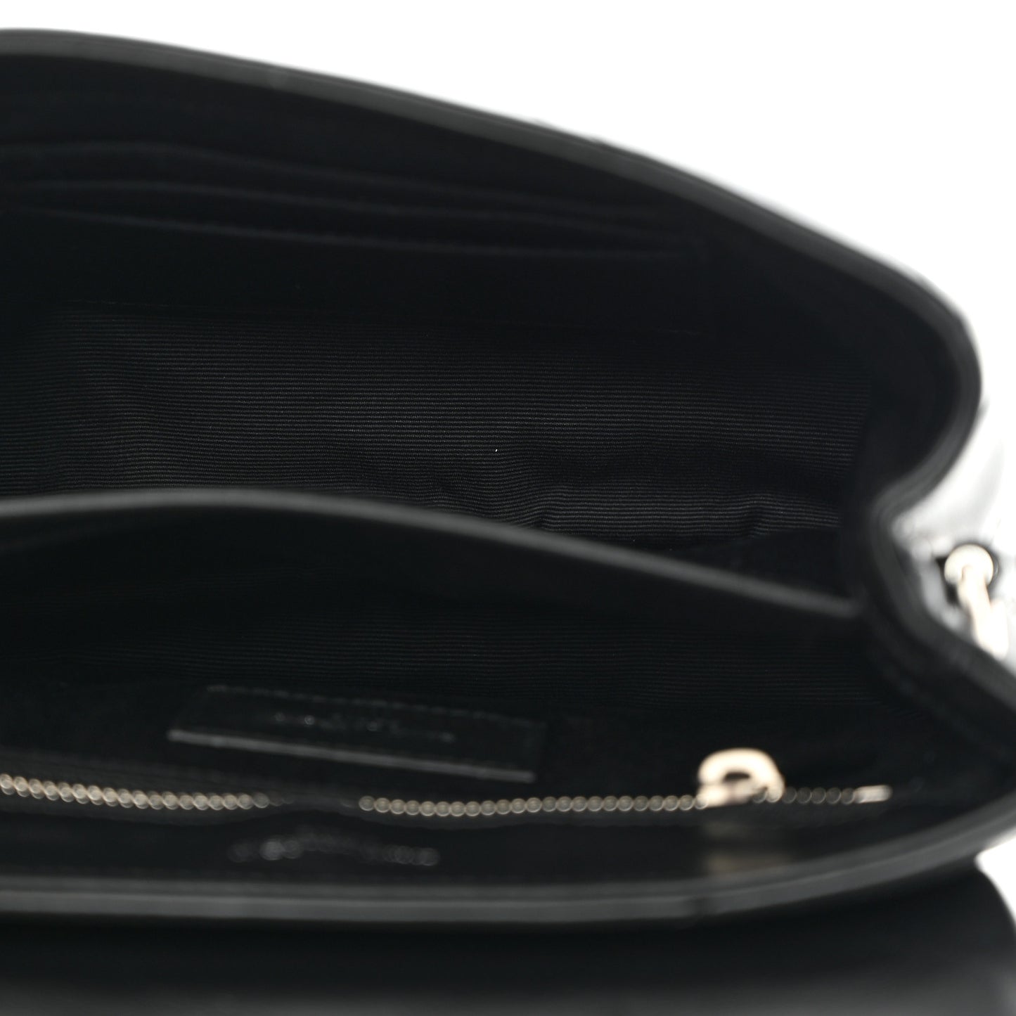 Calfskin Y Quilted Monogram Toy Loulou Crossbody Bag Black