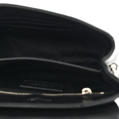 Saint Laurent Calfskin Y Quilted Monogram Toy Loulou Crossbody Bag Black 6 of 10
