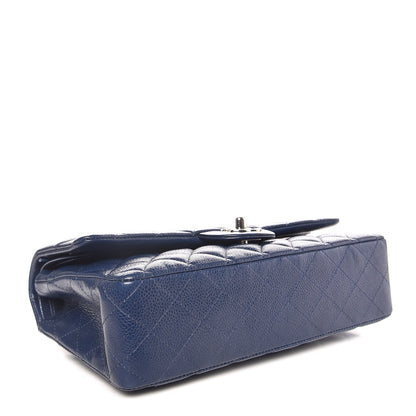 Chanel Caviar Quilted Medium Double Flap Navy 4 of 7