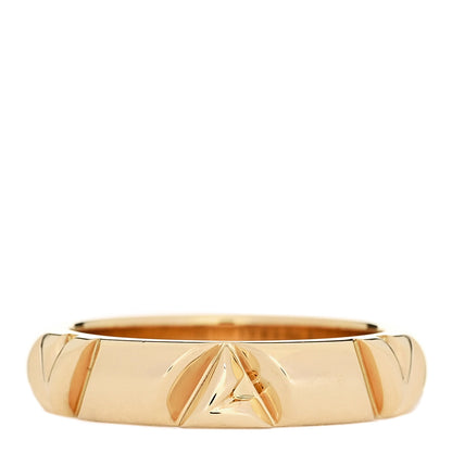 Louis Vuitton 18K Yellow Gold 5mm LV Volt Multi Ring 58 8.5 3 of 6