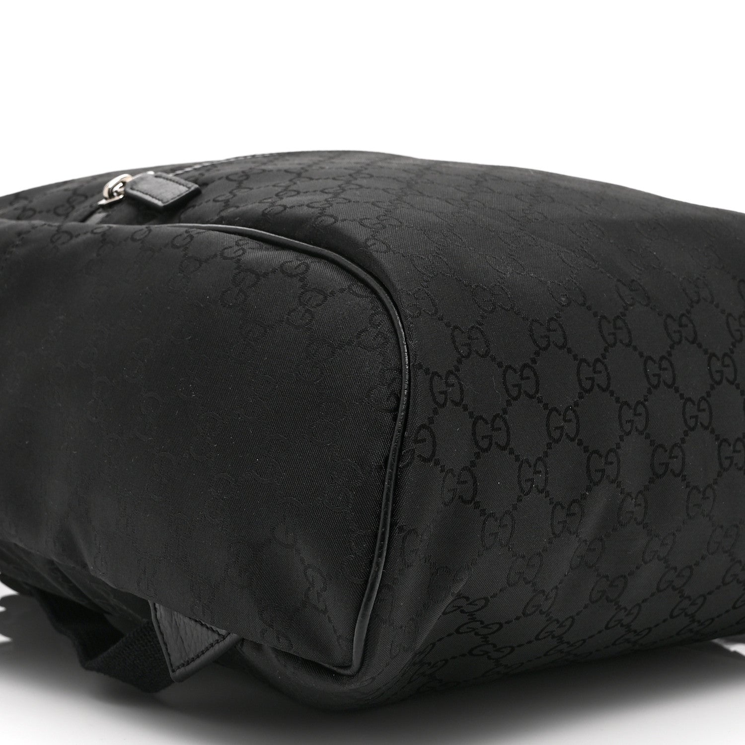 Gucci Nylon Monogram Slim Backpack Black 10 of 11