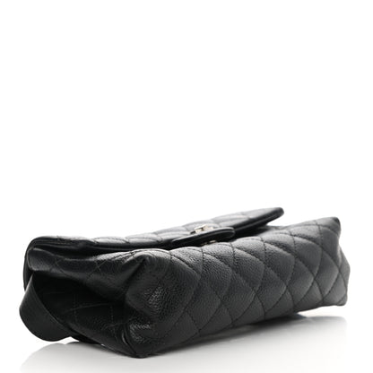 Chanel Grained Calfskin Quilted 2.55 Reissue Flap Belt Bag Clutch Black 3 of 10