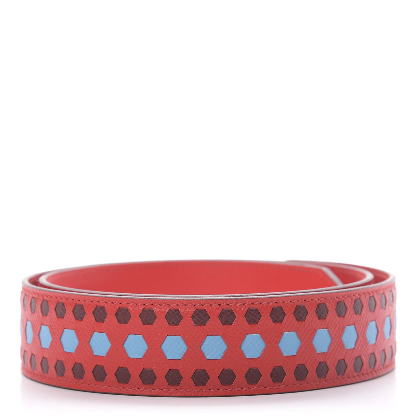 Epsom 40mm Mousqetons Tressage Shoulder Strap Rouge Coeur Bleu du Nord Rouge H