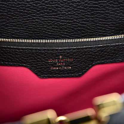 Louis Vuitton Taurillon Capucines MM Black 6 of 7
