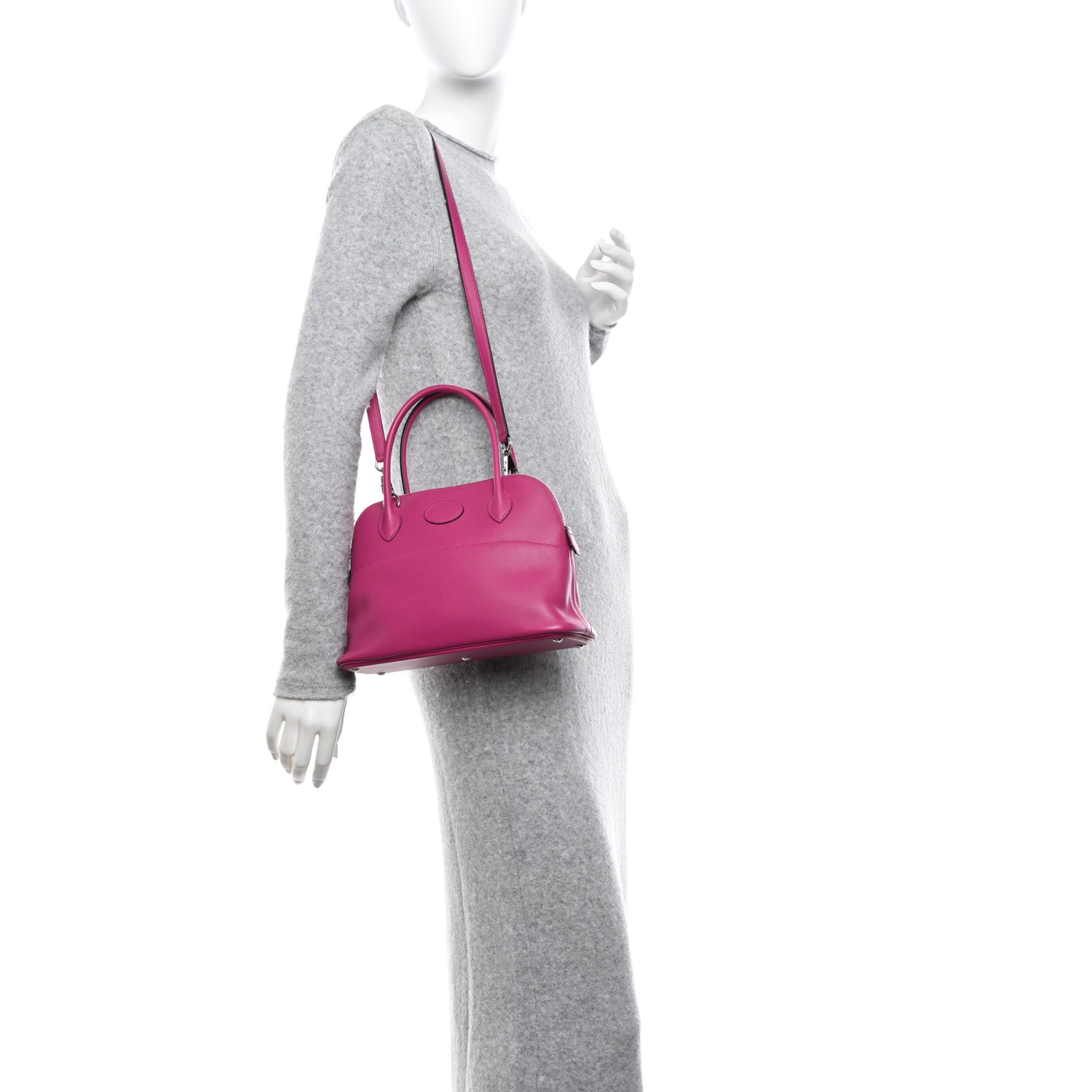 Hermes Swift Bolide 27 Rose Pourpre 2 of 9