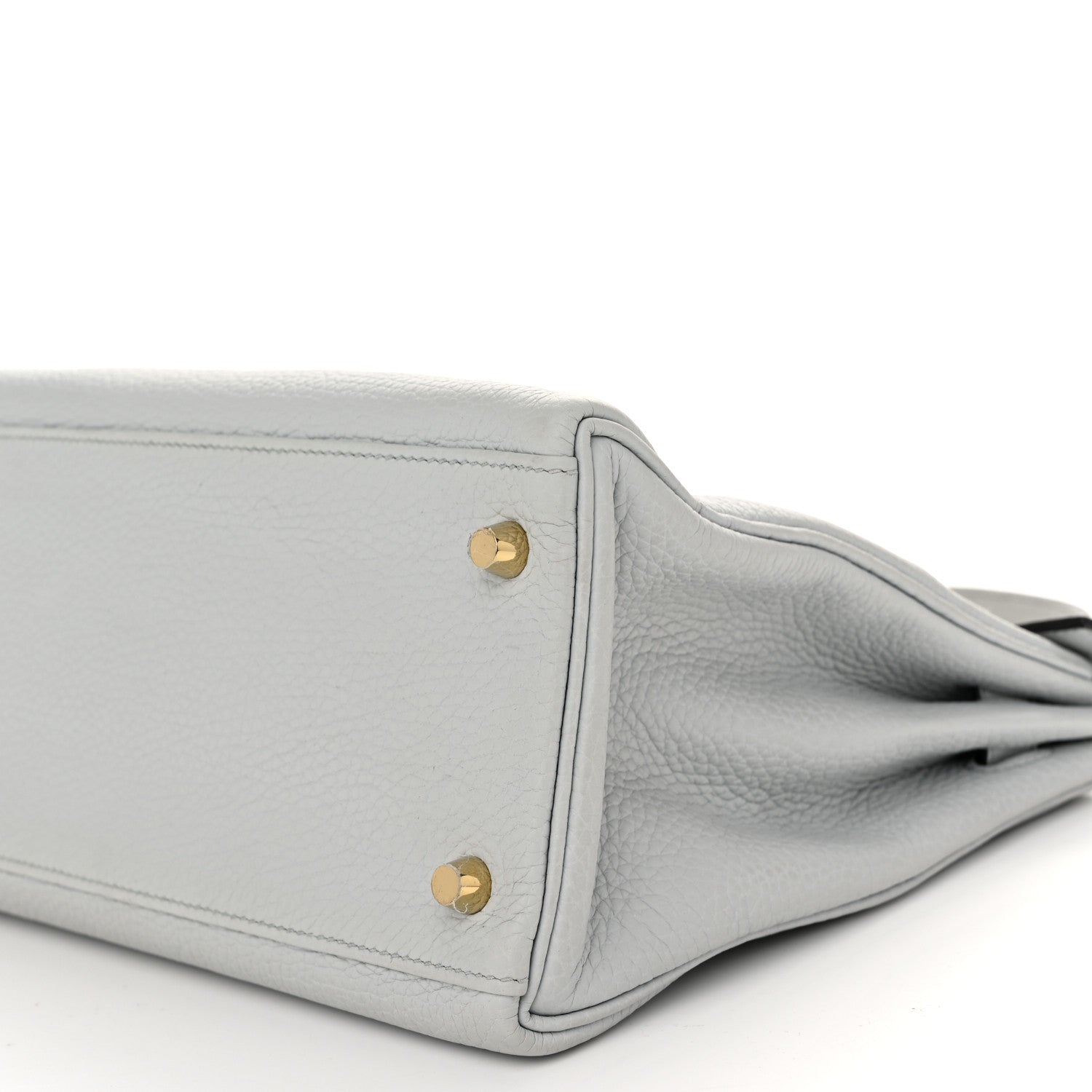 Hermes Togo Kelly Retourne 28 Bleu Pale 10 of 10