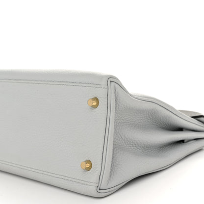 Hermes Togo Kelly Retourne 28 Bleu Pale 10 of 10