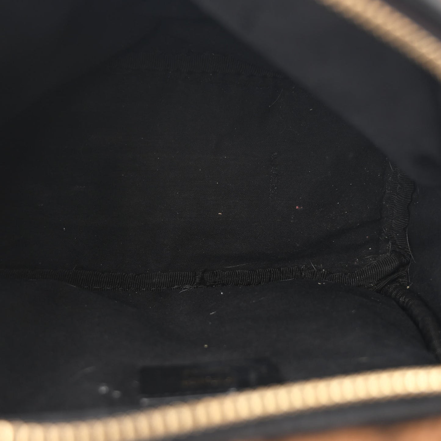 Shearling Macro FF 1974 Mini Backpack Tobacco Black