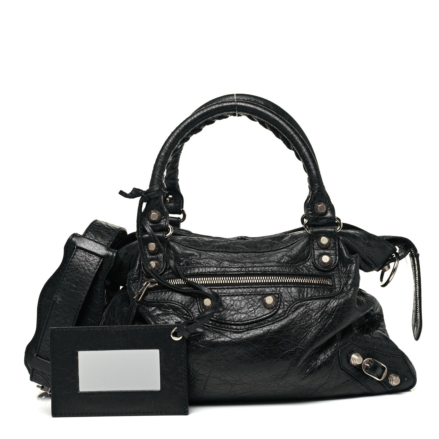 Balenciaga Agneau Giant 12 Silver Hardware Town Black 1 of 9