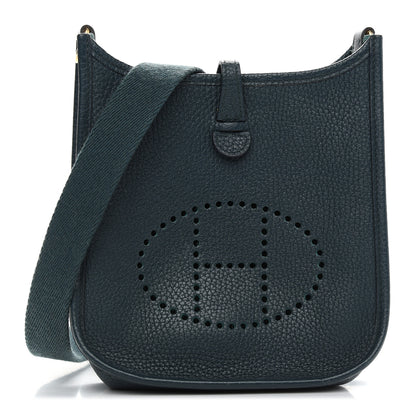 Hermes Taurillon Clemence Amazone Evelyne TPM Vert Cypress 1 of 9