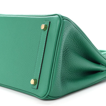 Hermes Togo Birkin 30 Vert Vertigo 9 of 10