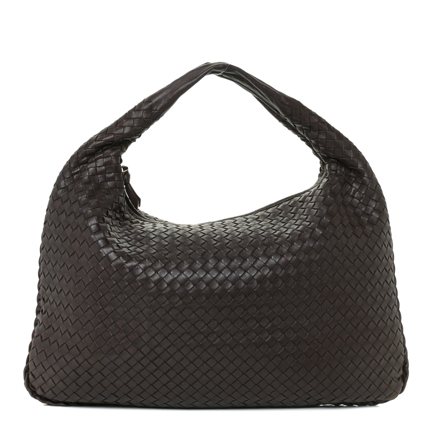 Bottega Veneta Nappa Intrecciato Large Veneta Hobo Ebano 1 of 15