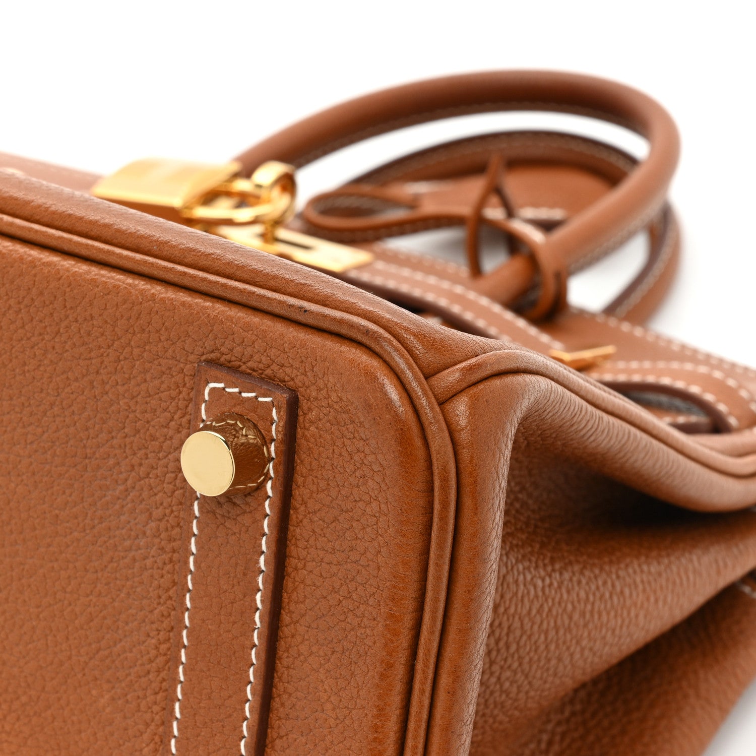 Hermes Natural Barenia Faubourg Birkin 25 Fauve 10 of 13