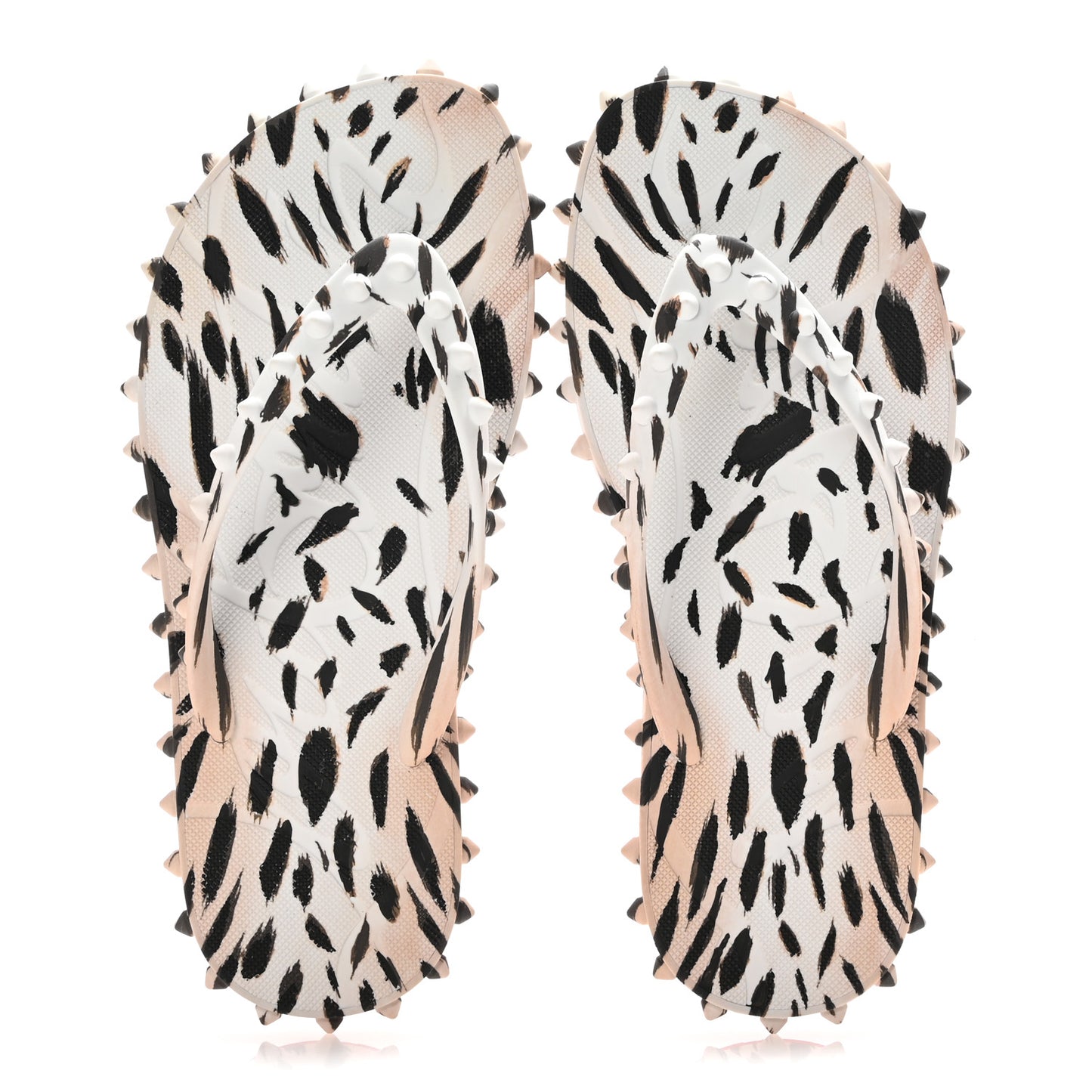 Rubber Gigi Printed Spike Super Loubi Donna Flip Flop 37 Vintage Rose