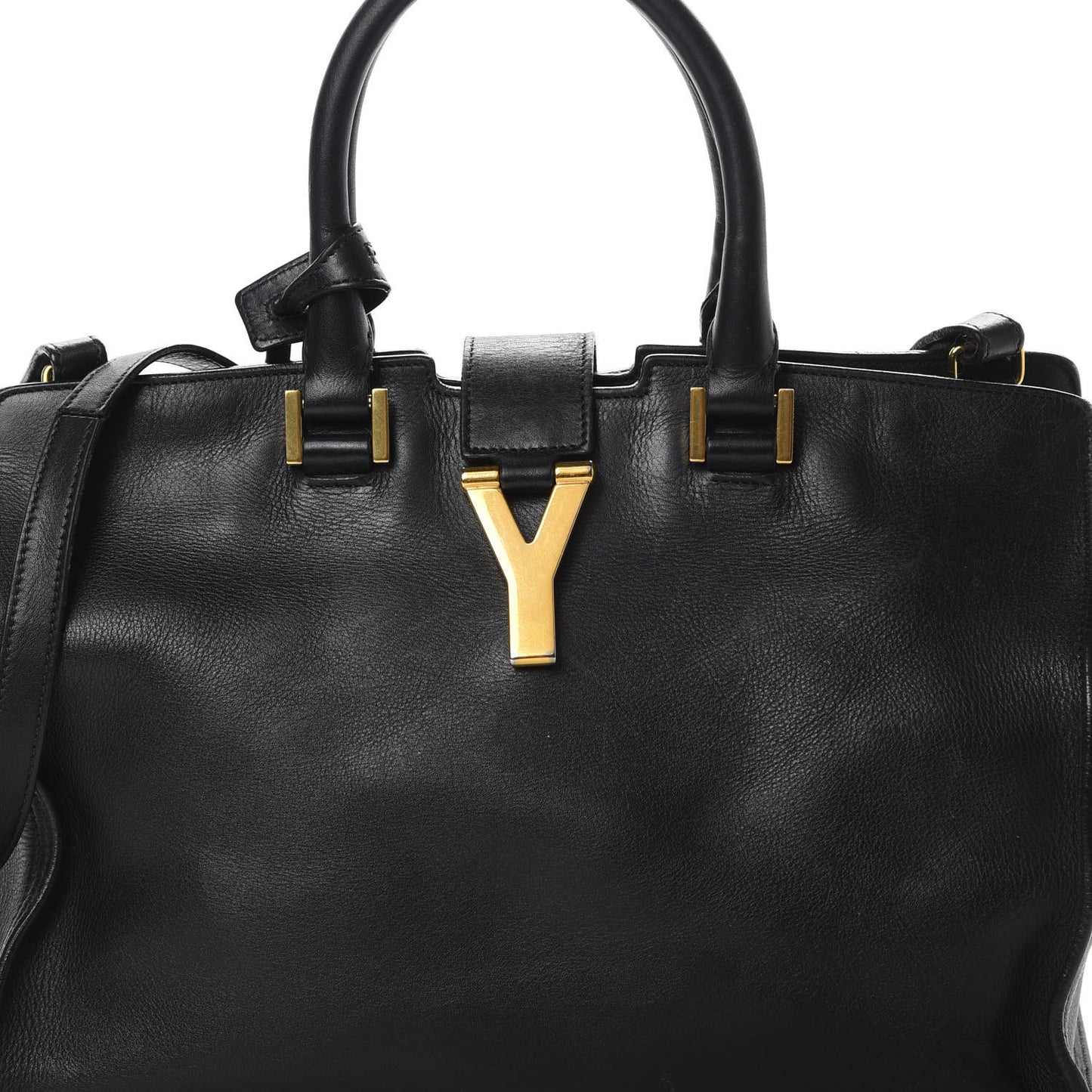 Calfskin Small Classic Y Cabas Black