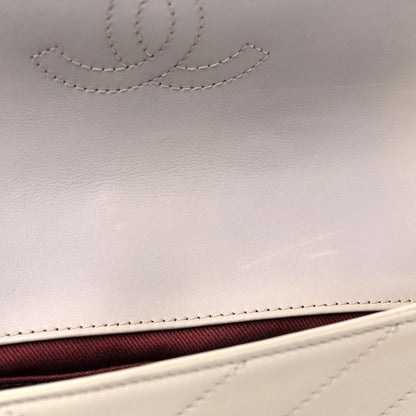 Chanel Calfskin Chevron Stitched Coco Waist Bag Ivory 12 of 18