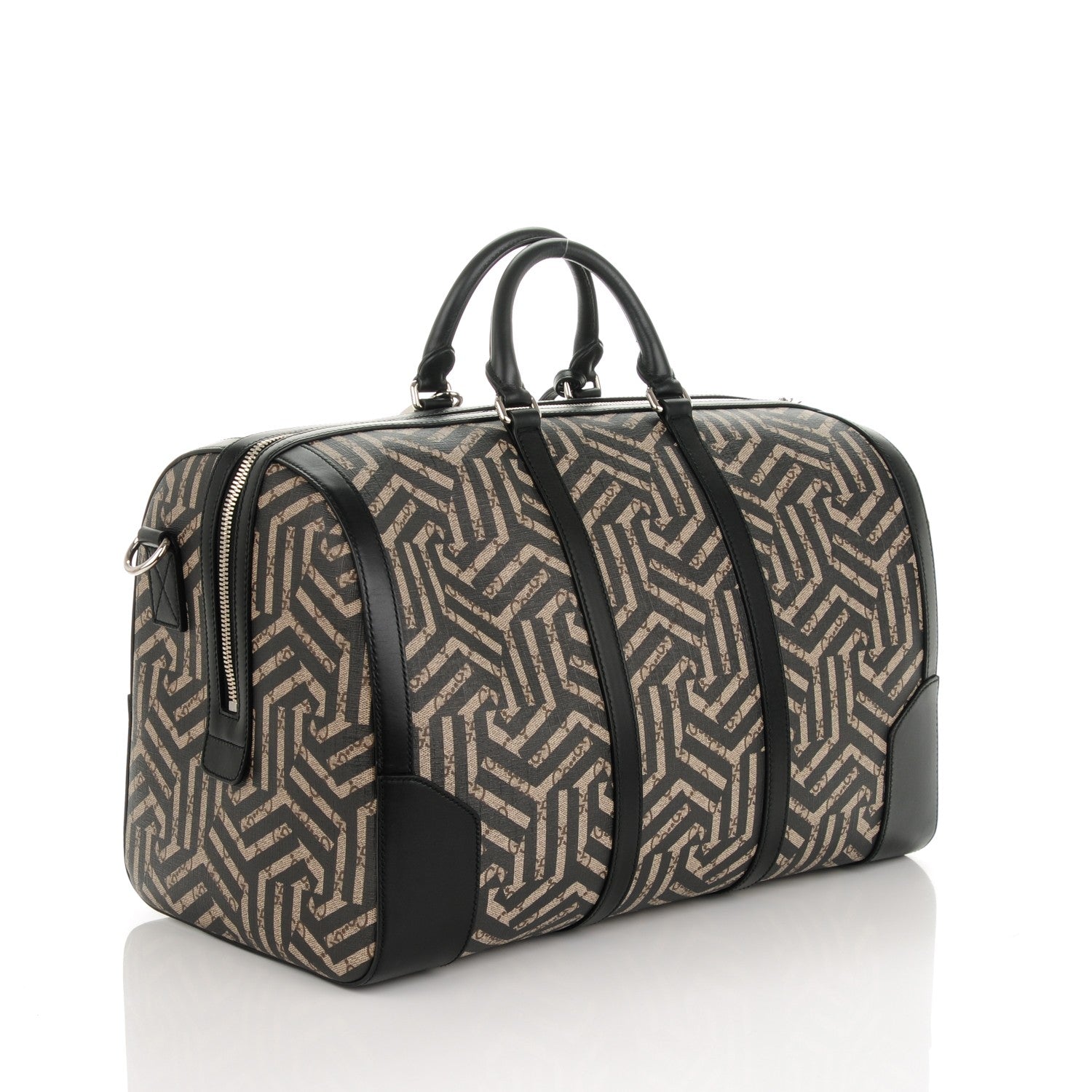 Gucci GG Supreme Monogram Caleido Medium Duffle Black 3 of 7
