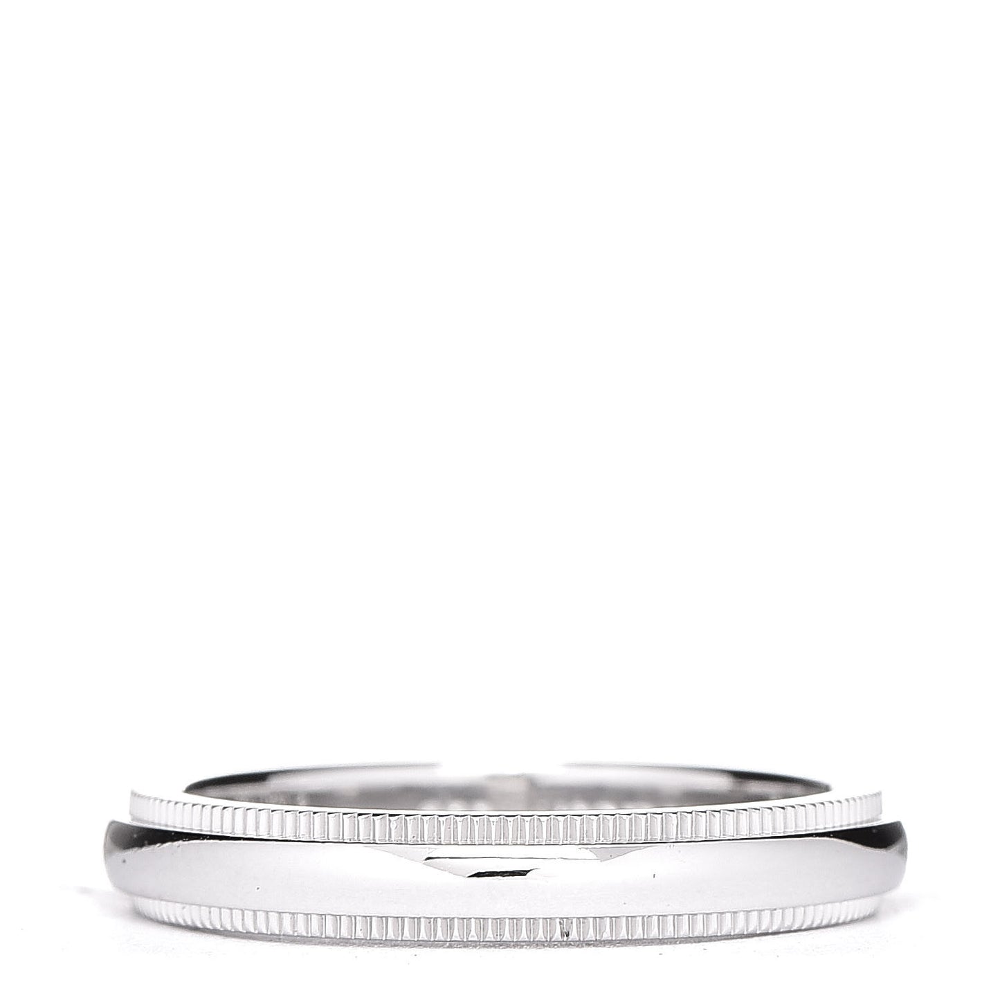 Platinum 3mm Milgrain Wedding Band Ring 49 4.75
